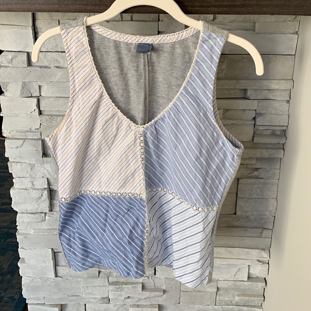 Upcycled vintage tank top